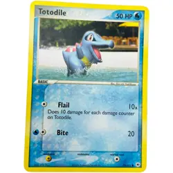 Pokemon TCG - TOTODILE - 79/101 - EX: HIDDEN LEGENDS (2004) - Poor - Image 1