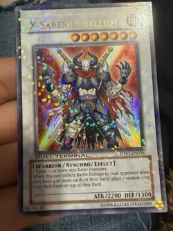 YU-GI-OH X-SABER URBELLUM DUEL TERMINAL ULTRA RARE - Image 1