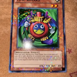 🔥 YUGIOH Time Wizard DT03-EN004 DUEL TERMINAL Parallel COMMON NEAR MINT (NM) - Image 2
