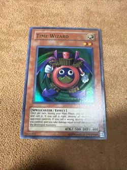 🔥 YUGIOH Time Wizard MRD-065 ULTRA RARE Metal Raiders VLP/NM ORIGINAL #2 🔥 - Image 3