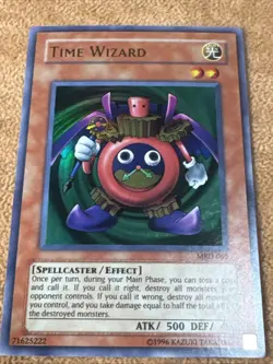 🔥 YUGIOH Time Wizard MRD-065 ULTRA RARE Metal Raiders VLP/NM ORIGINAL #2 🔥 - Image 4