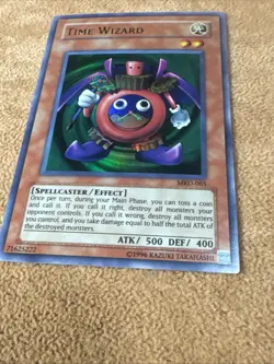 🔥 YUGIOH Time Wizard MRD-065 ULTRA RARE Metal Raiders VLP/NM ORIGINAL #2 🔥 - Image 5