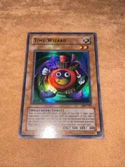 🔥 YUGIOH Time Wizard MRD-065 ULTRA RARE Metal Raiders VLP/NM ORIGINAL 🔥 - Image 1