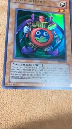 🔥 YUGIOH Time Wizard MRD-065 ULTRA RARE Metal Raiders VLP/NM ORIGINAL 🔥 - Image 2