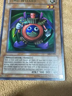 🔥 YUGIOH Time Wizard MRD-065 ULTRA RARE Metal Raiders VLP/NM ORIGINAL 🔥 - Image 4