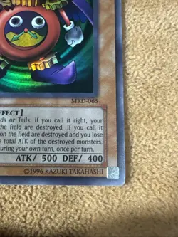 🔥 YUGIOH Time Wizard MRD-065 ULTRA RARE Metal Raiders VLP/NM ORIGINAL 🔥 - Image 5