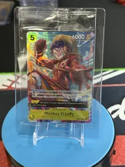 One Piece - Monkey D. Luffy Promo Card SR OP07-109 Sealed - Image 1