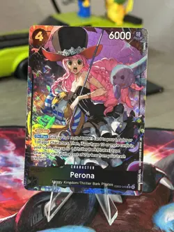 Perona (Alt Art) EB03-045 SR ONE PIECE Heroines Edition Mint - Image 1