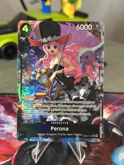 Perona (Alt Art) EB03-045 SR ONE PIECE Heroines Edition Mint - Image 3