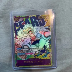 One Piece Monkey D. Luffy Alternate Art Foil 1st Edition OP05-119 12000 PROXY - Image 1