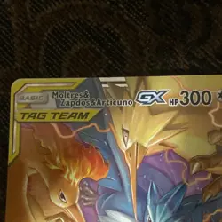 Moltres Zapdos Articuno GX 66/68 NM Holo Tag Team Hidden Fates Pokemon TCG - Image 5