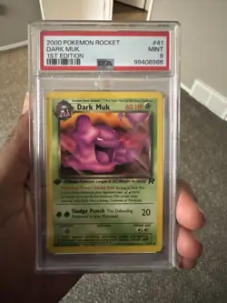 Dark Muk - 1st Edition - 41/82 Team Rocket -WOTC Ultd - Pokemon TCG - PSA 9 - Image 1