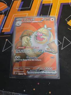 Slaking ex Ultra Rare Holofoil SSP 227/191 NM Pokemon TCG - Image 1