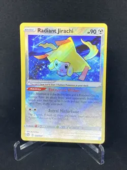 Pokemon TCG Radiant Jirachi Sword & Shield - Silver Tempest 120/195 NM - Image 1