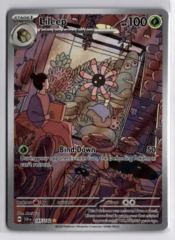 Pokemon Stellar Crown Lileep 145/142 Illustration Rare - Image 1