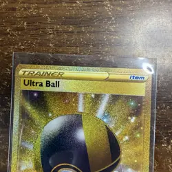 Pokemon TCG Ultra Ball 186/172 Brilliant Stars Secret Rare Gold Holo Near Mint - Image 2
