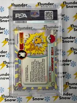 Jolteon #135 Animation Series 3 2000 Pokemon Topps TV PSA 10 - Image 2