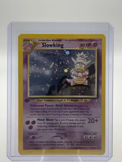 Pokemon Slowking Neo Genesis 1st Edition Holo Rare Stage 1 80HP #14/111 2000 - Image 1