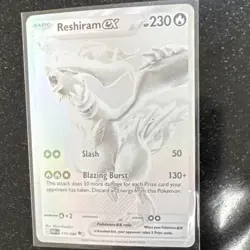 Reshiram EX 173/086 NM Pokemon white flare - Image 2