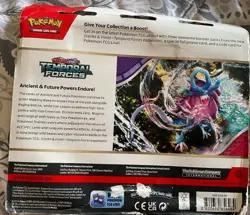 Pokemon TCG: Scarlet & Violet Temporal Forces Three-Booster Blister- Random - Image 2