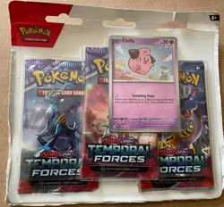 Pokemon TCG: Scarlet & Violet Temporal Forces Three-Booster Blister- Random - Image 1
