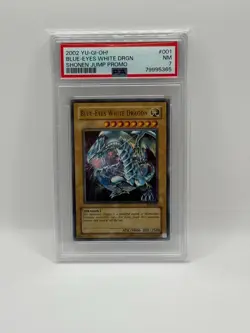Blue-Eyes White Dragon JMP-001 Shonen Jump Magazine Promo Unlimited PSA 7 NM - Image 1
