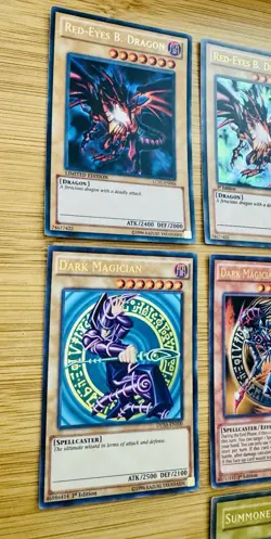 Yu-Gi-Oh Blue Eyes White Dragon Dark Magician Red Eyes Bundle Lot - Image 5