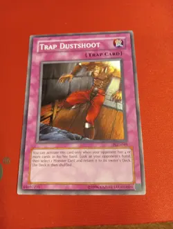 YuGiOh! TCG Konami Trap Dustshoot PGD-049 Common Unlimited Pharaonic Guardian NM - Image 1