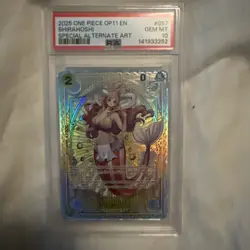 One Piece Shirahoshi SP a Fist of Divine Speed en OP11-057 B18 PSA 10 - Image 1