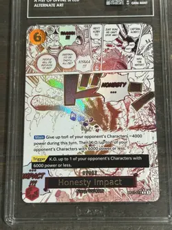 Honesty Impact TAG 10- One Piece OP11-018, Alternative Art, Fist of Divine Speed - Image 2