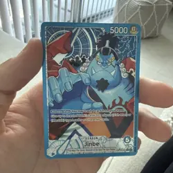 Jinbe Alternate Art L OP14-040 The Azure Sea's Seven Foil One Piece - Image 1