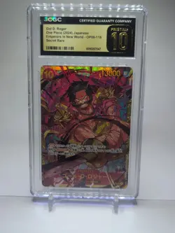 CGC Col D. Roger One Piece 2024 Japanese Emperors In New World OP-09 PSA 10 - Image 1