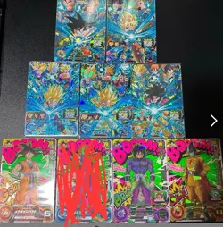 Dragon Ball Heroes UGM1 CP Booms 8 card SET Son Goku,Son Gohan,Gotenks JP - Image 1