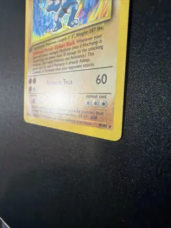 Machamp First Edition 8/102 1995 Holo Card MP Base Set Pokemon TCG - Image 5