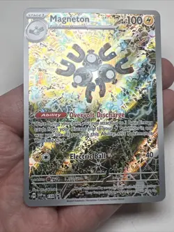 NM- Magneton 159 Scarlet & Violet Promo AUTHENTIC Pokemon Card - Image 3