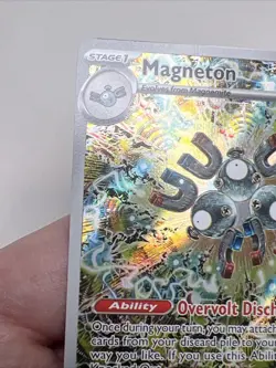 NM- Magneton 159 Scarlet & Violet Promo AUTHENTIC Pokemon Card - Image 4