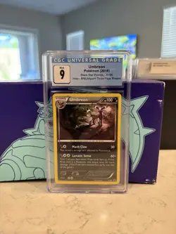 Umbreon CGC 9 Black Star Promo XY96 Holo Pokemon Card BREAKpoint Blister 2016 - Image 1