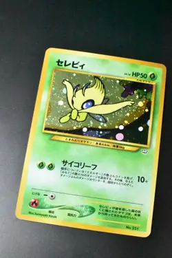 Celebi No. 251 Neo Premium File 3 2000 Holo Rare Japanese Pokemon Card - Image 3