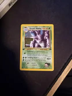 Pokemon TCG Giovanni's Nidoking Gym Challenge Holo Card 7/132 1st Edition Rare - Image 1