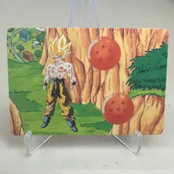 Son Goku Bandai Japanese Dragon Ball Z Card ~ HP Creased - Image 2