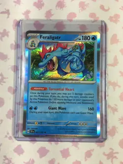 Feraligatr 41/162 Holo NM Scarlet & Violet (Temporal Forces) Pokemon Card - Image 1