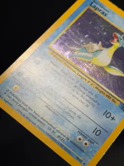 Lapras 10/62 WOTC Fossil Rare Unlimited Holo Holo Pokemon Card MP - Image 5