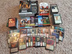 400 MTG Cards - Magic the Gathering Lot w/ FOILS & RARES! + BOOSTERS + DECKS - Image 1