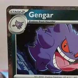 Gengar (Cosmos Holo) 057/091 Trick or Trade 2024 Holo NM- CARD F - Image 2