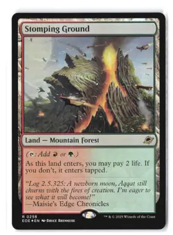 Stomping Ground 258 NM Foil Edge of Eternities MTG - Image 1