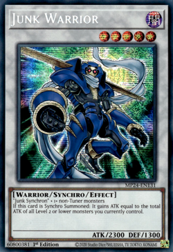 Junk Warrior (MP24-EN131) - Prismatic Secret Rare First ed. Yu-Gi-Oh! - Image 1
