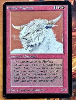 Mtg Alpha Hurloon Minotaur - Image 1