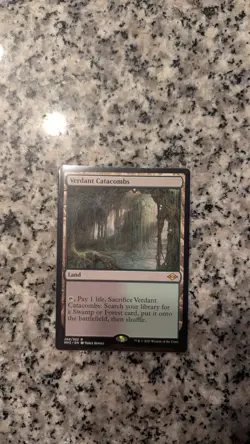 Magic: The Gathering Verdant Catacombs Modern Horizons 2 Rare Land Regular - Image 1