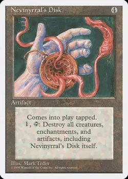 Nevinyrral's Disk 4th Edition HP MTG - Image 1