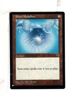 MTG SkeenAB Pearl Medallion from Tempest (MB ver). NM. - Image 1